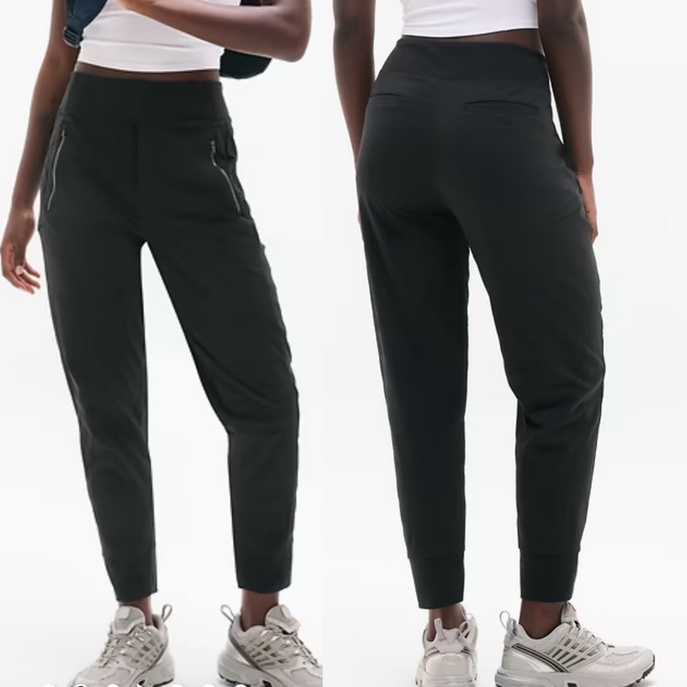 Athleta Trekkie North High Rise Jogger in Black size 4 Ripstop Pant‎